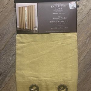 NEW! Mustard Yellow Curtain Panels